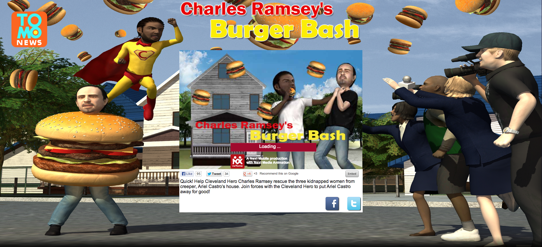  Charles Ramsey, Hamburgare,  Ariel Castro, Kidnapping, Datorspel, Cleveland